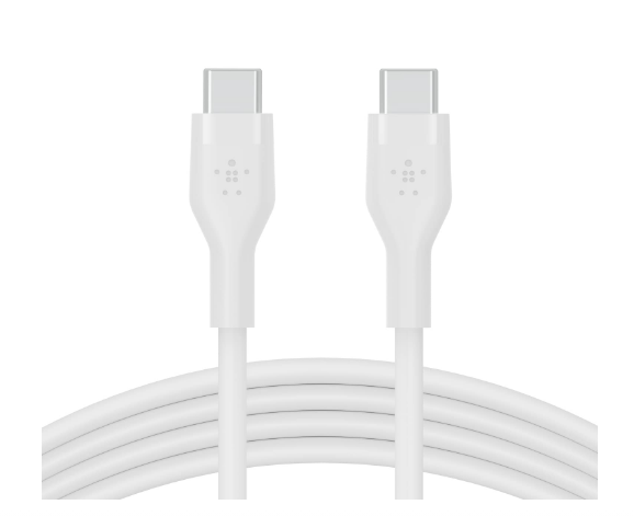Belkin USB-C to USB-C 60W Silicone Cable 1M — White