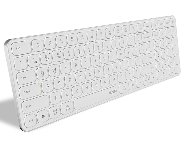 RAPOO E9350L White Multi Media Wireless Keyboard