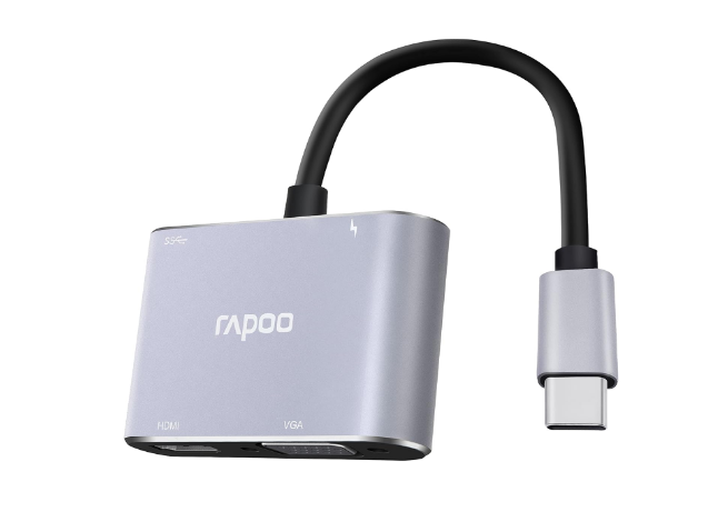 RAPOO XD30 USB-C Multi Function Adapter