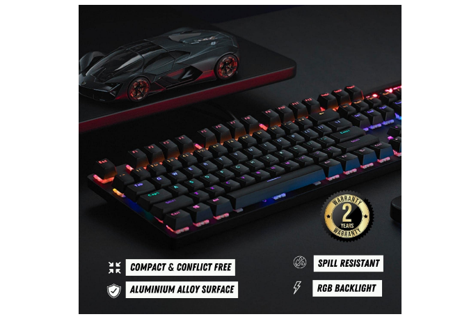 Rapoo Mechanical Gaming Keyboard V500 Pro Black